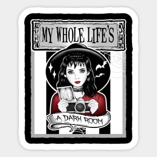 Lydia's Dark Room Sticker